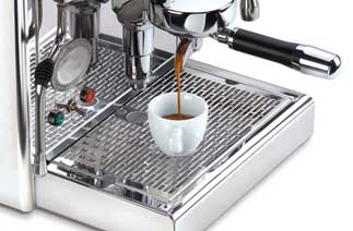 Espressomaschinen im Einsatz Detail
