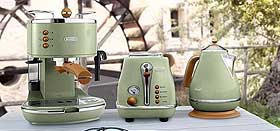 Icona Vintage Frühstücksserie für die Espressomaschine De'Longhi ECOV 311.GR Icona Vintage Frühstücksserie für die Espresso Siebträgermaschine bis 200 Euro De'Longhi ECOV 311.GR