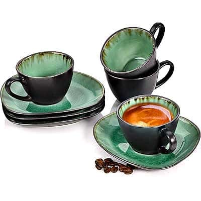 Moderne Steingut Espressotassen Premium Collection von Sänger