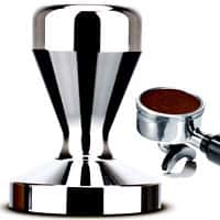 Kilimazart Tamper – klassisches Design für Baristas Kaffeetamper aus verchromtem Edelstahl mit 58 mm Durchmesser