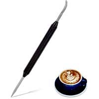 Herchr Latte Art Stift – Präzision in Ihrer Hand Barista Zubehör Edelstahl-Stift für Latte Art Dekoration