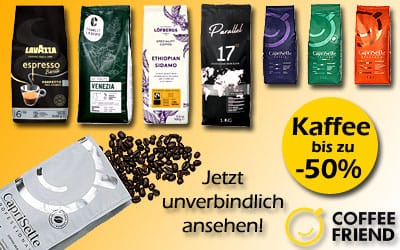 Jetzt Kaffee online bestellen! Kaffee online kaufen!