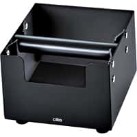 Cilio Barista Ausklopfbox Edelstahl schwarz Cilio Barista Ausklopfbox Edelstahl schwarz für Espresso-Siebträger