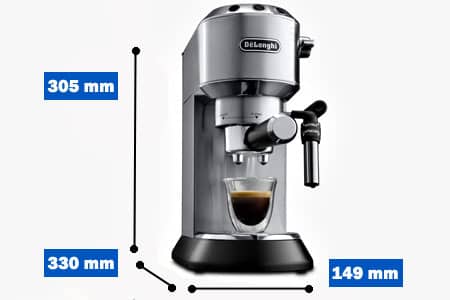 De’Longhi EC 685 Größen Angabe