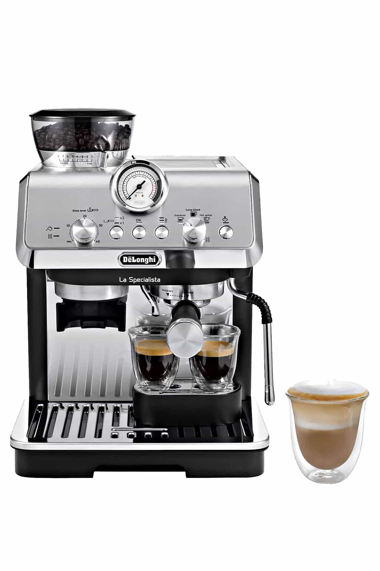 Espressomaschine mit Kaffeemühle De'Longhi La Specialista Arte EC 9155