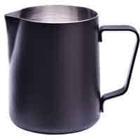 Edelstahl Milchkanne - Joefrex Kännchen 590ml - Schwarz