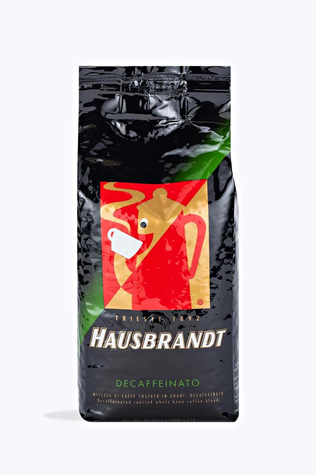 Entkoffeinierter Kaffee Hausbrandt Decaffeinato 1kg
