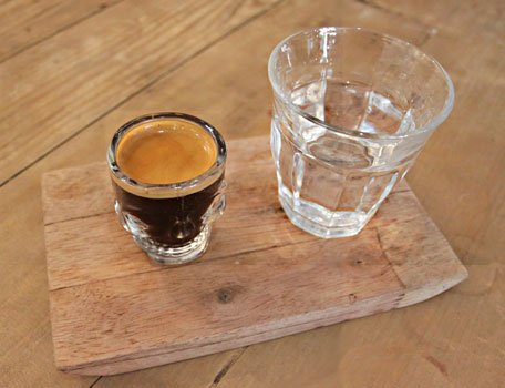 Espresso im Glas