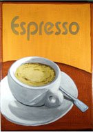 Espressotasse-Plakat