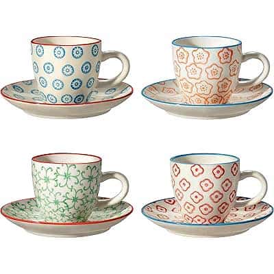 Bloomingville Emma Espressotassen Set für 4 Personen