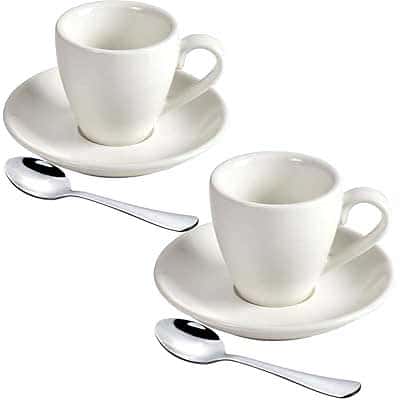 ionEgg Porzellan Espressotassen Set für 2 Personen