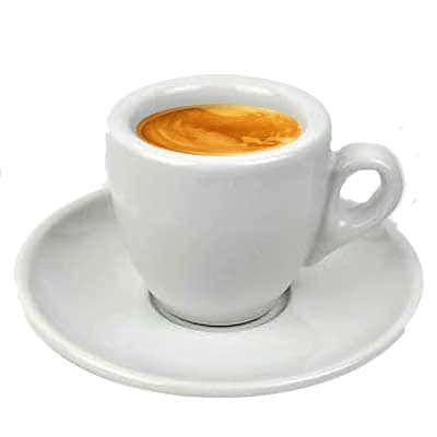 Weiße extra dickwandige Espressotassen von Moka Consorten