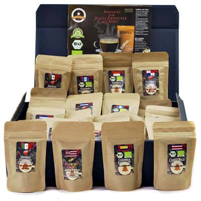 Bio Kaffee Adventskalender Fairtrade gemahlene Kaffeebohnen