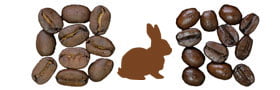 Jetzt ansehen: Kaffee und Espresso als Kaffee Geschenke zu Ostern Kaffee zu Ostern schenken