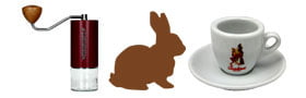 Jetzt ansehen: Zubehör als Kaffee Geschenke zu Ostern Kaffee Geschenke zu Ostern: Kaffee Zubehör schenken