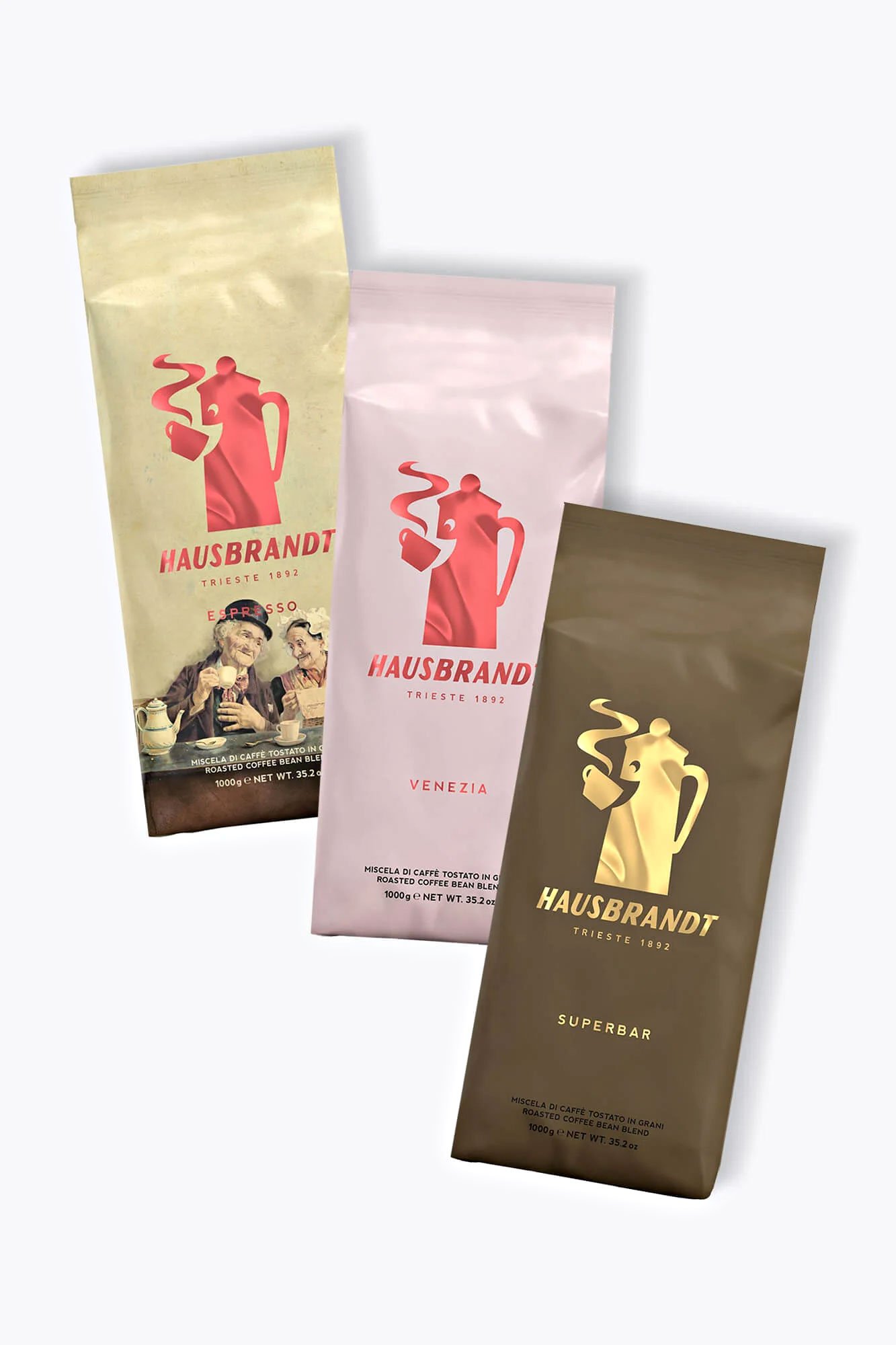Kaffee Probierpaket Hausbrandt Kaffee Probierset 3kg
