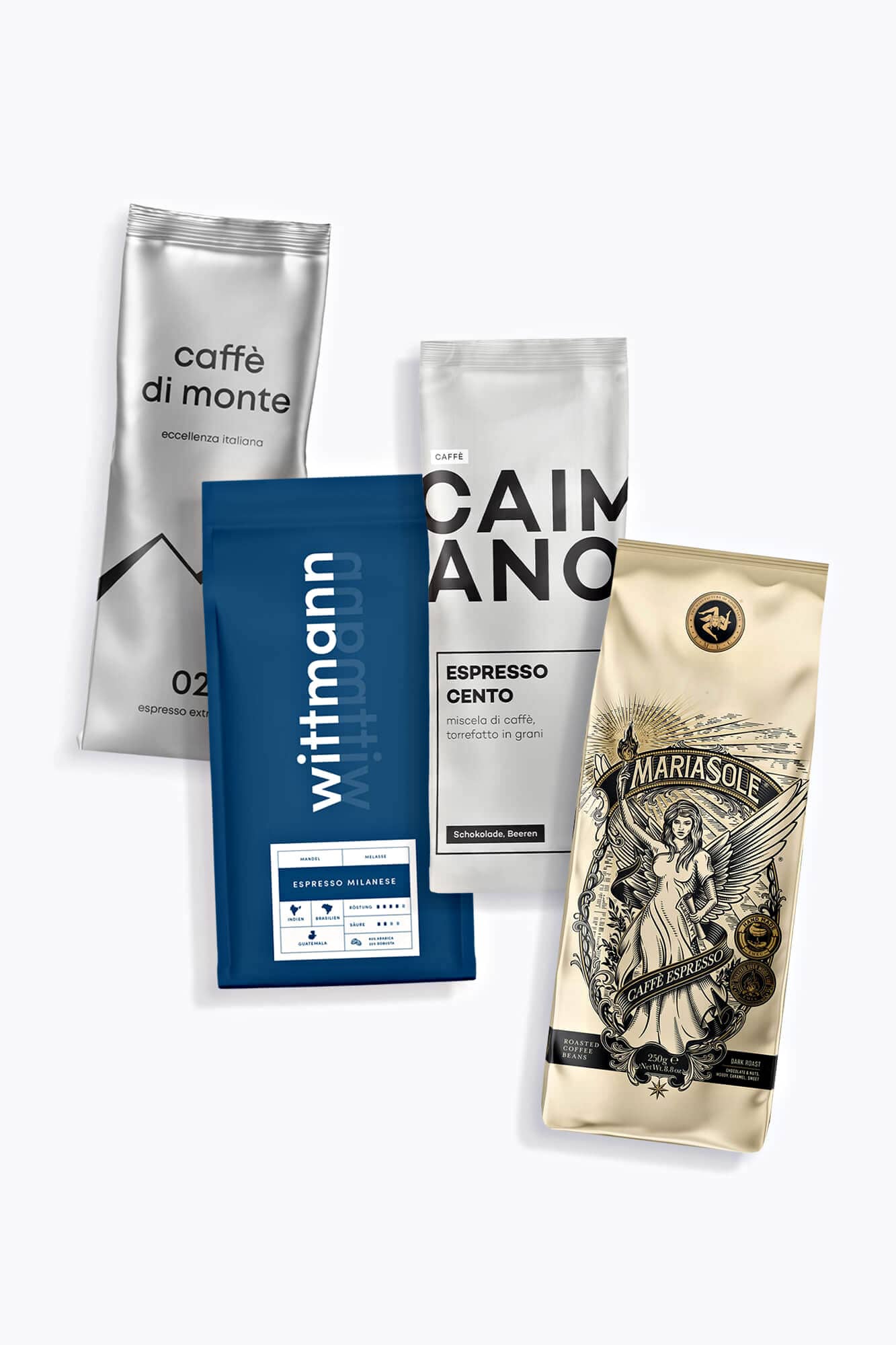 Kaffeebohnen Probierset Bestseller Espresso - Probierpaket