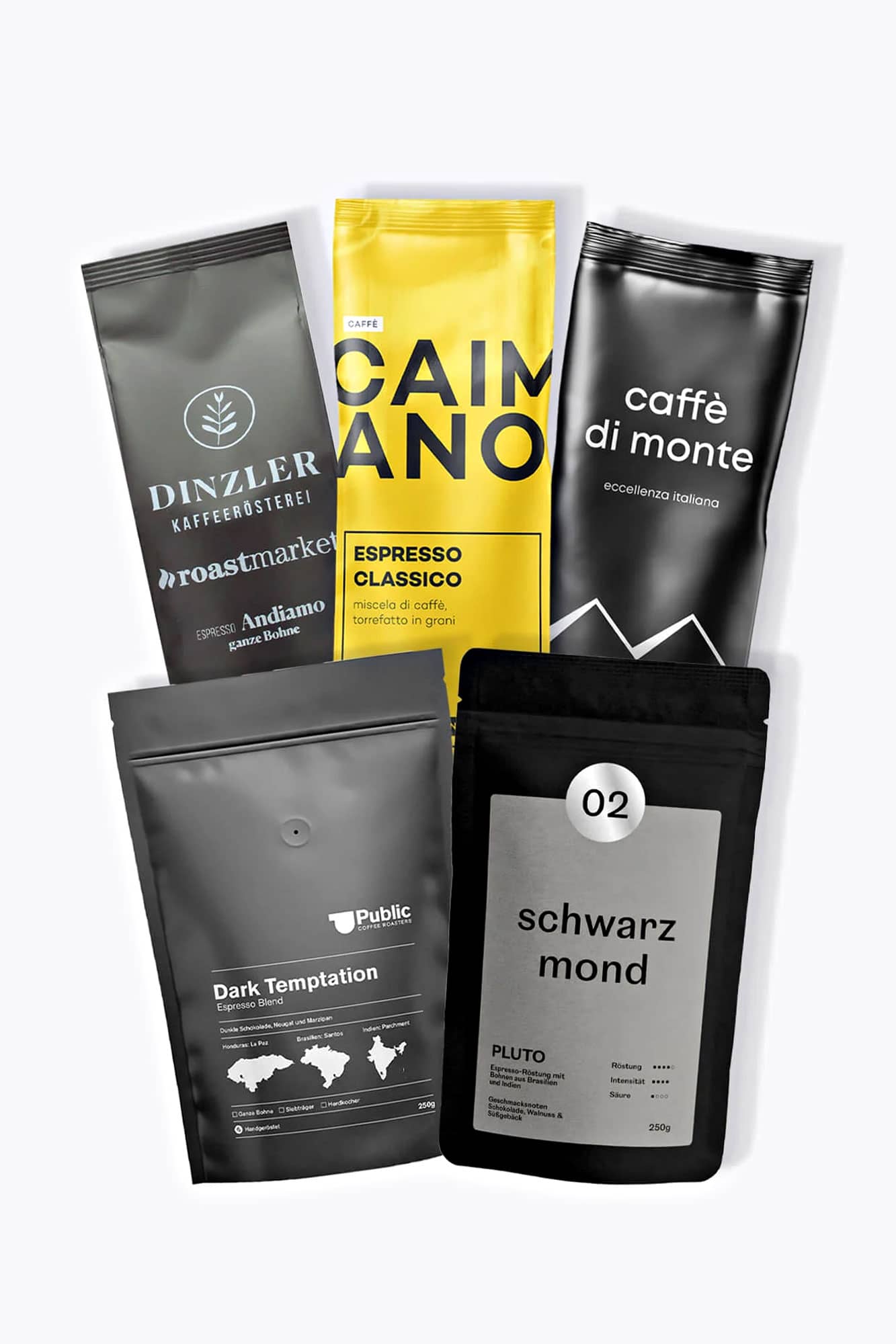 Kaffeebohnen Probierset Exklusive Espressi - Probierpaket