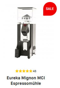 Zu Ostern die Eureka Mignon MCI Espressomühle in schwarz Espressomühle zu Ostern 2020, die Eureka Mignon MCI Espressomühle in schwarz