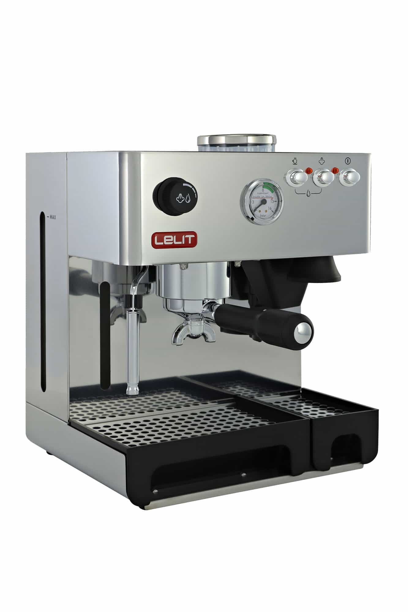 Siebträgermaschine mit eingebauter Kaffeemühle Lelit Anita PL42 EM 
