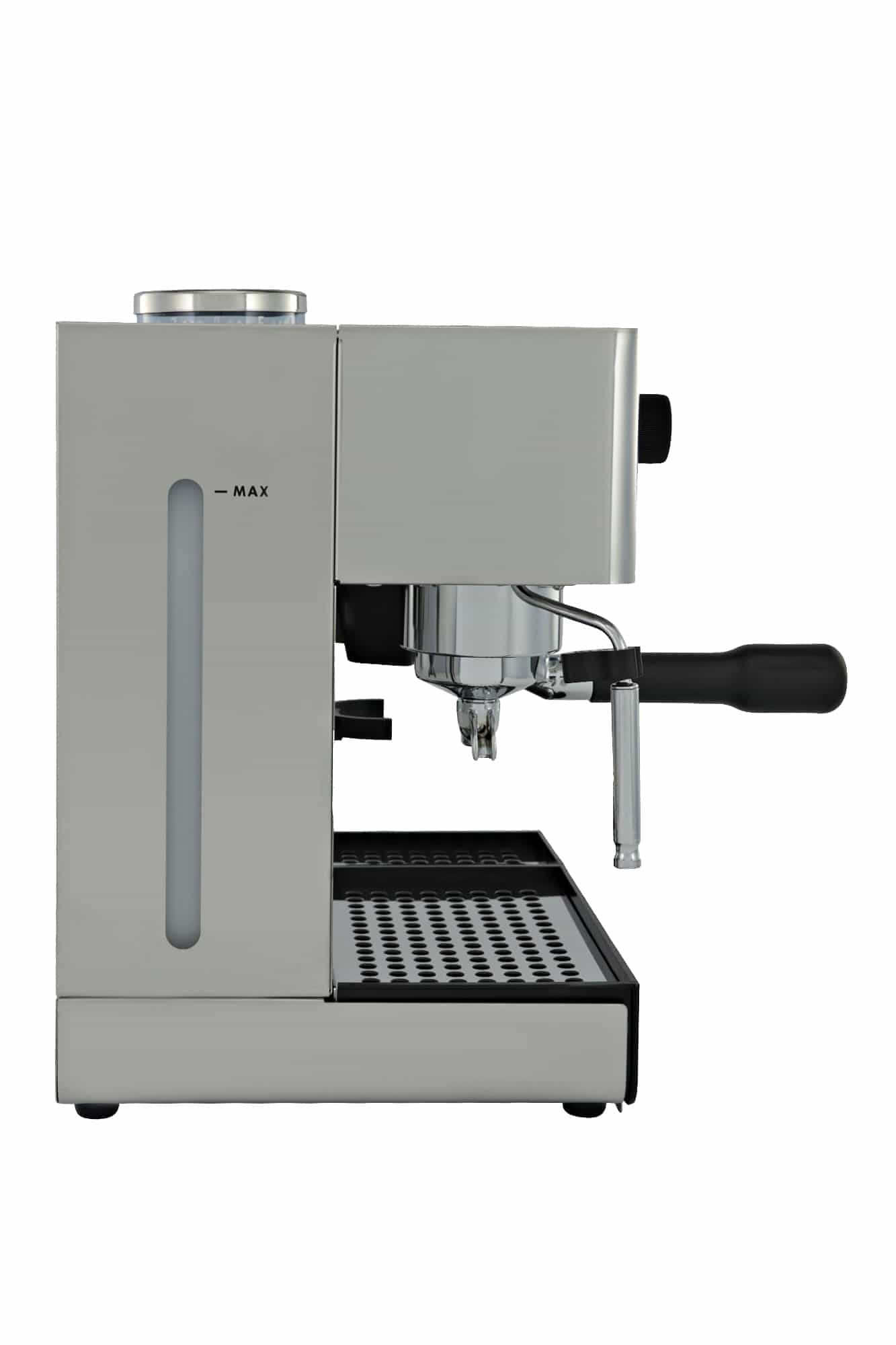Siebträgermaschine mit eingebauter Kaffeemühle Lelit Anita PL42 EM Seitenansicht