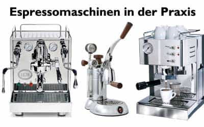 Praxis Espressomaschinen Bedienung