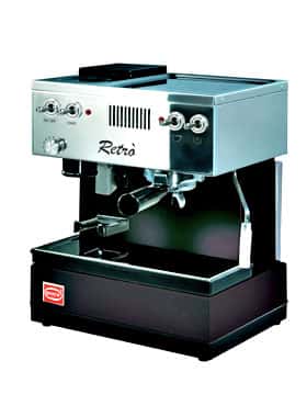 Quick Mill Siebträgermaschine 0835 Retro schwarz