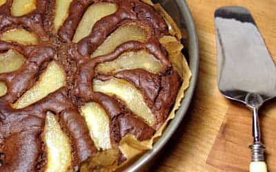 Rezept Schokoladenkuchen Birnen