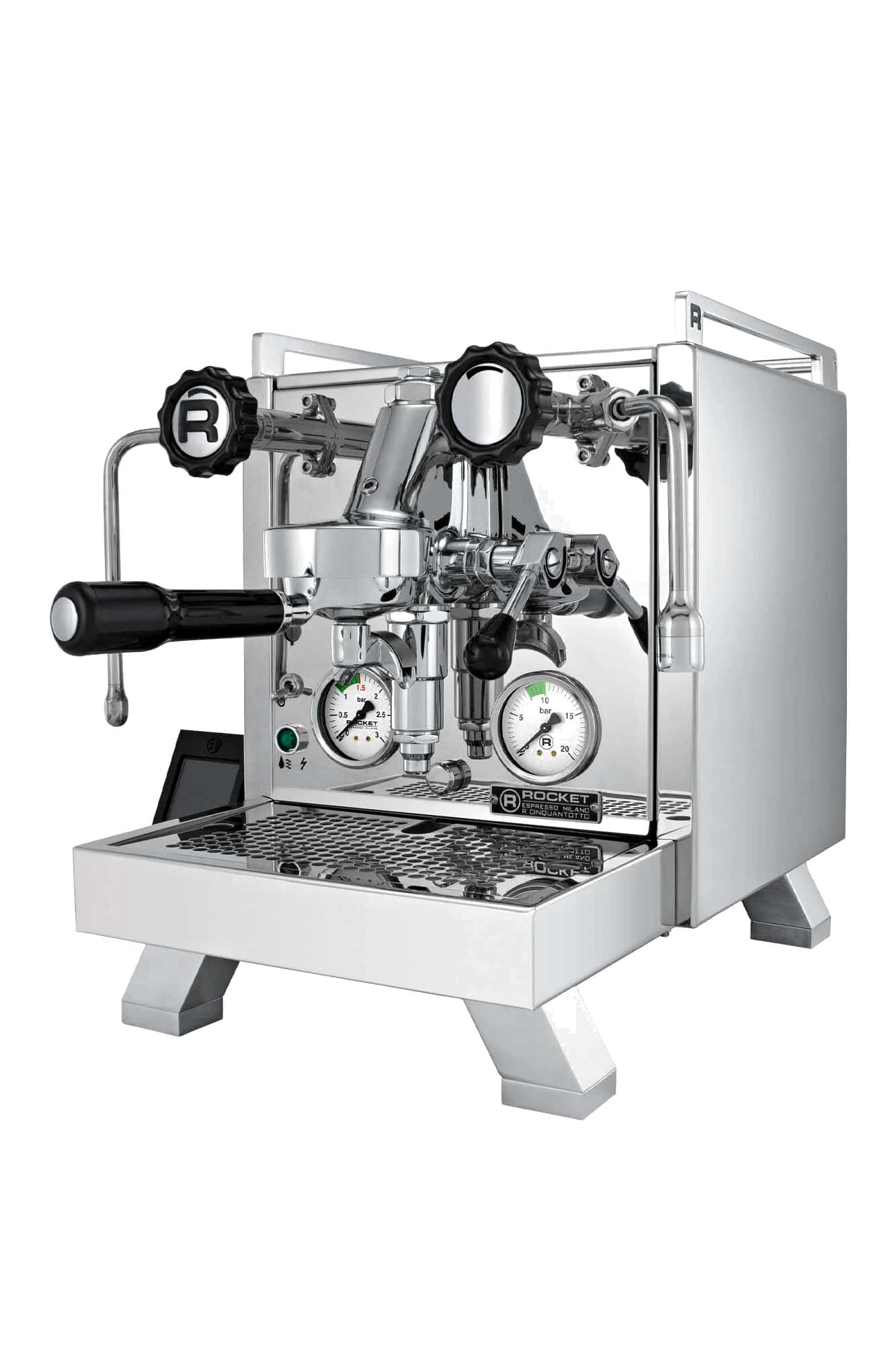 Dualboiler-Espressomaschine Rocket R Cinquantotto V3 Seitenansicht rechts