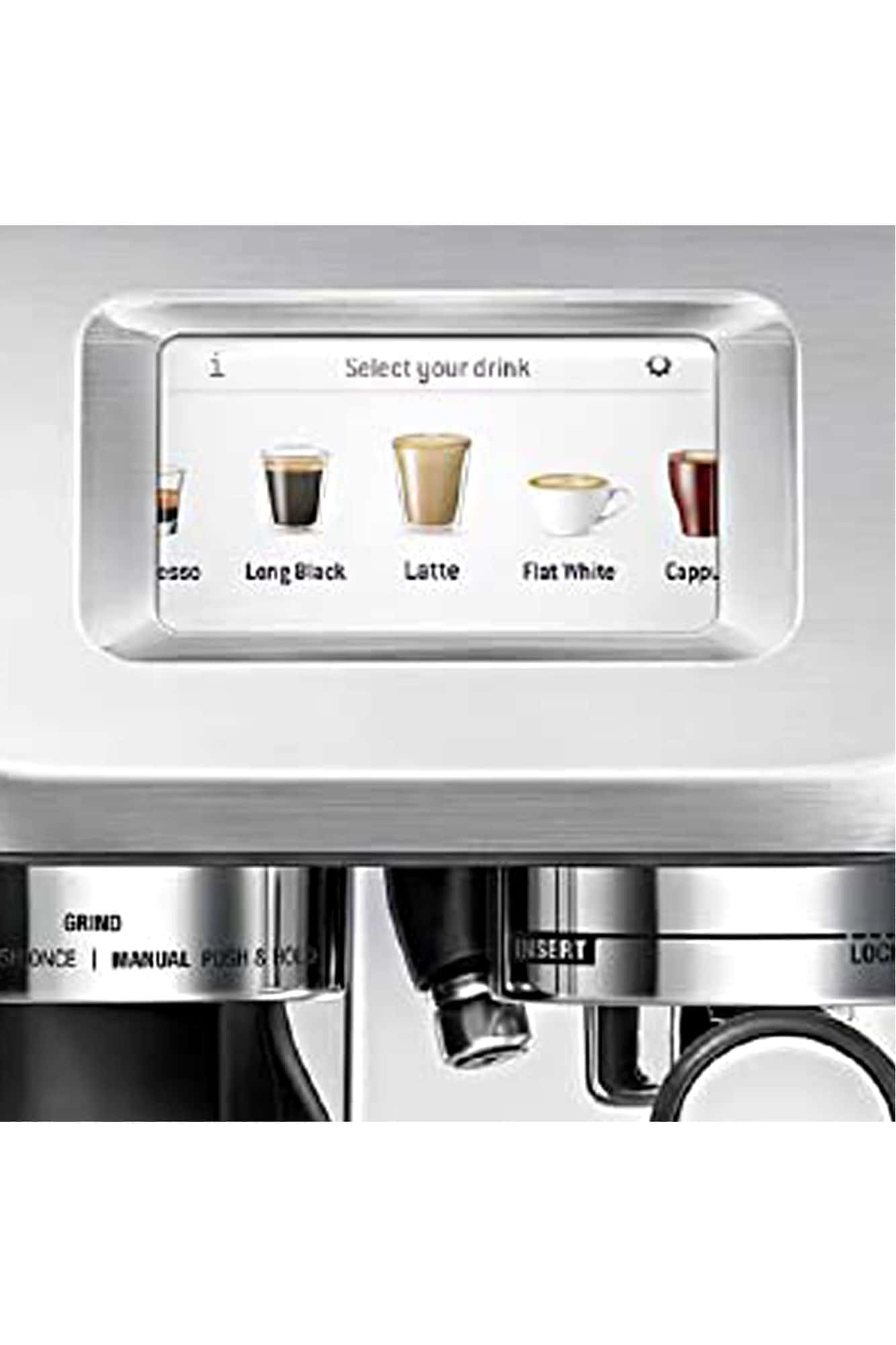 Sage the Barista Touch SES880 mit Touch Display Kaffee auf Knopfdruck